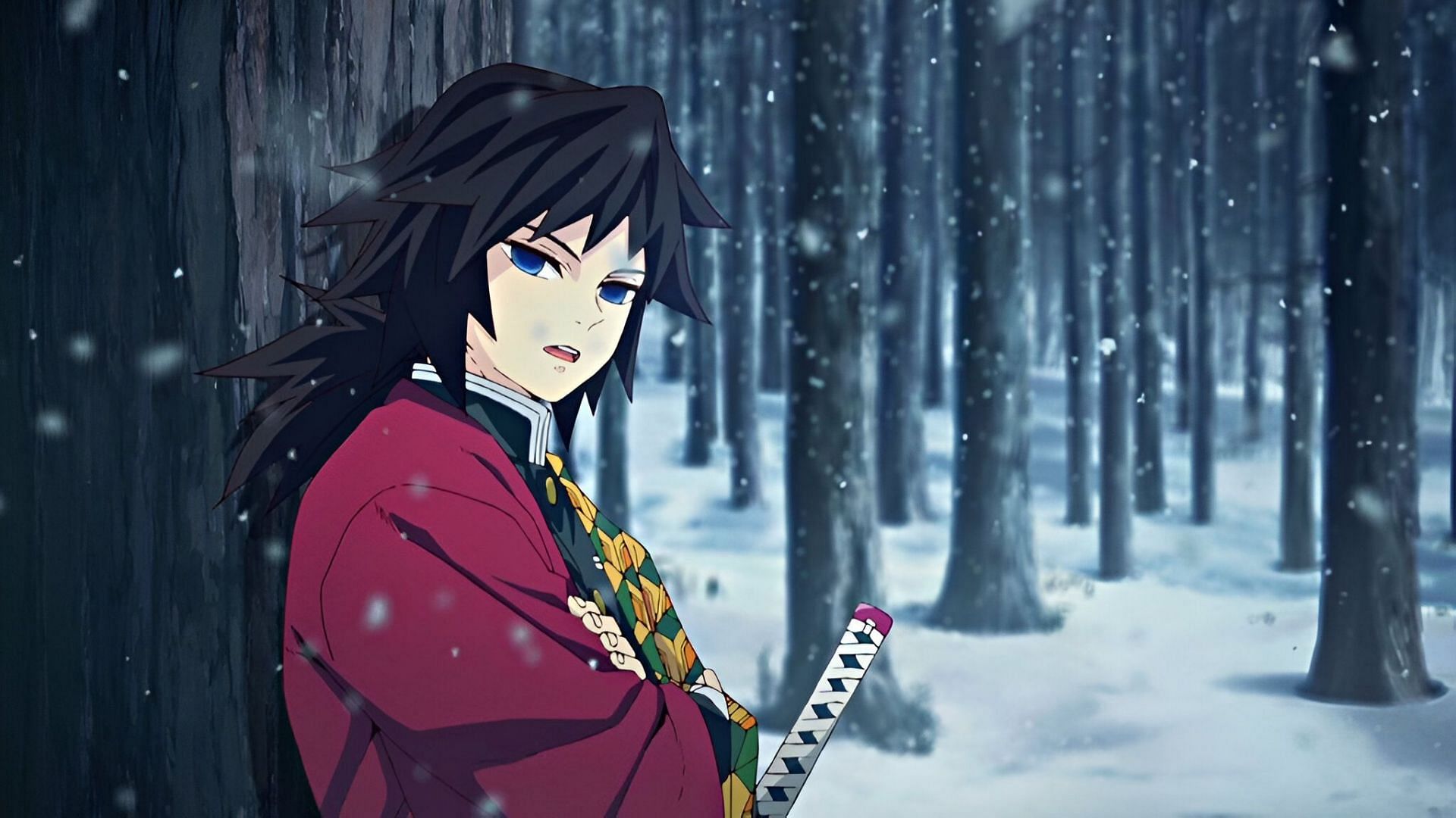 Giyu, the Water Hashira (Image via Ufotable)